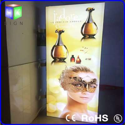 Double Side Fabric LED Light Box Advertising with Aluminum Frame LED Backlit Sign